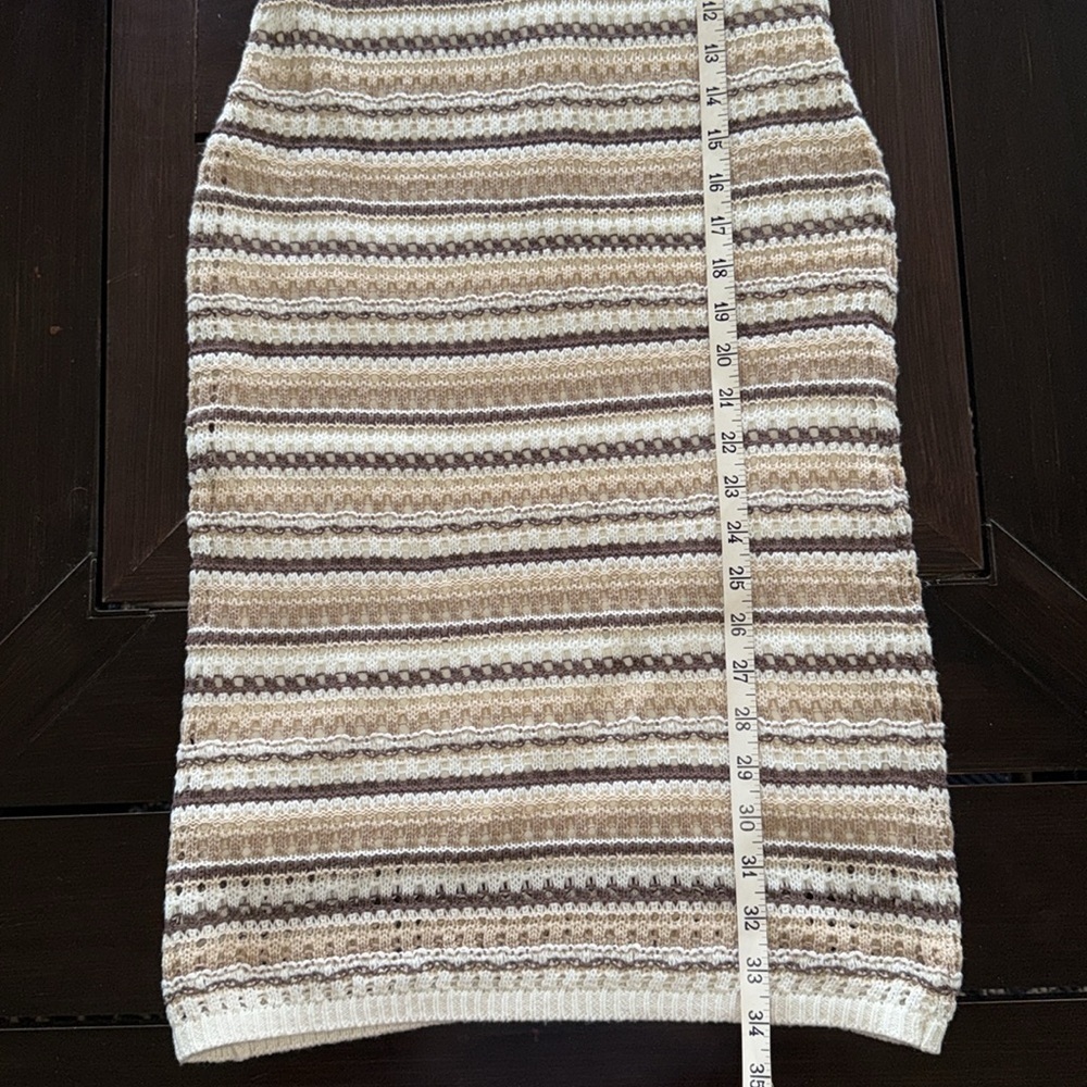 NWT Olive+Oak Crochet Slip Bodycon Sundress Lined Summer Sexy Retro Boho Hippie - Picture 10 of 12
